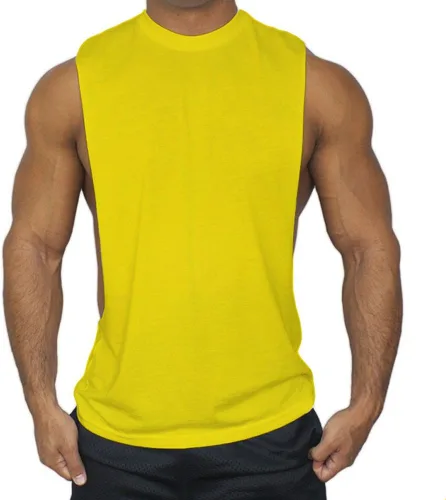 Vista 3 de ZUEVI Camiseta de tirantes para hombre, corte muscular, lados abiertos, culturismo, gimnasio, entrenamiento, Stringer