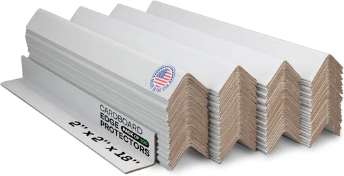 Vista 12 de IDL Packaging Protector de borde de cartón negro de 2 x 2 x 48 pulgadas (paquete de 20) – Protectores de esquinas para envío, almacenamiento