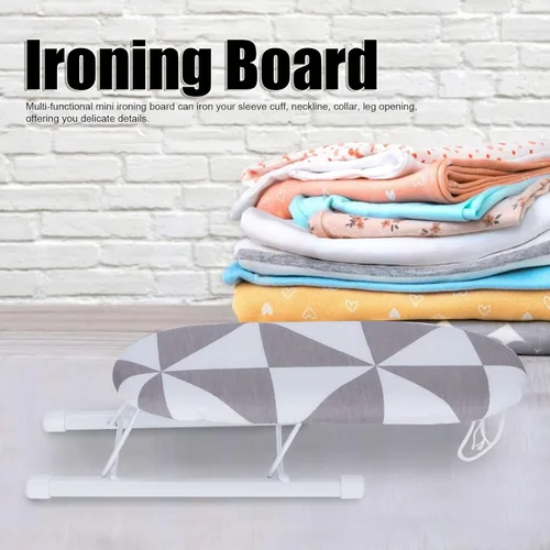 Vista 9 de Estink Tabla de planchar, mini funda plegable que ahorra espacio, puños, cuello, tabla de planchar, tabla de planchar con funda extraíble y lavable