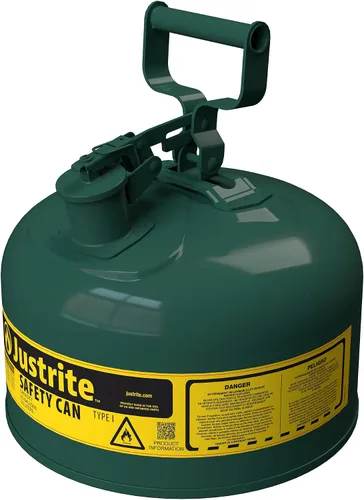 Vista 11 de Justrite Type I - Caja de seguridad de acero galvanizado Verde