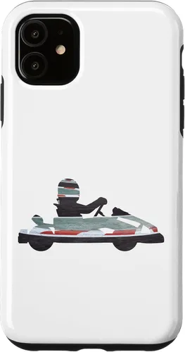 Vista 8 de Funda para iPhone 16 Go Kart Racing Race Track