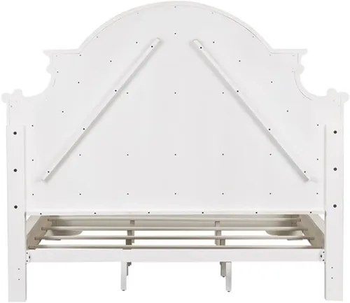 Vista 6 de Liberty Furniture Industries Magnolia Manor King - Cama tapizada, color blanco