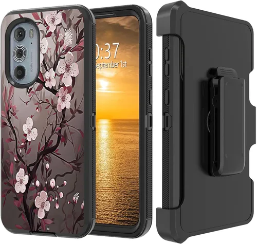 Vista 154 de Funda para Moto G Stylus 5G 2023 con funda de clip para cinturón y soporte, resistente de doble capa, resistente a prueba de golpes, para Motorola
