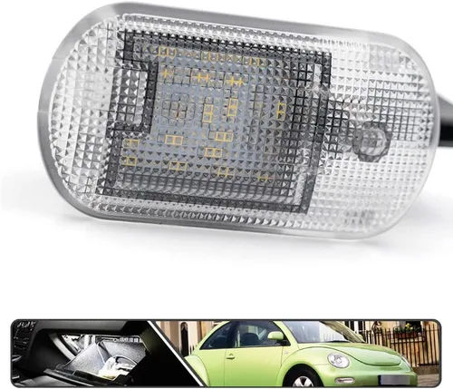 Vista 7 de 1 unids LED coche footwell guantera luces para Volkswagen Beetle Golf MK4 Jetta MK4 mk4 interior compartimento de almacenamiento luz