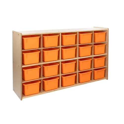 Vista 10 de Contender Estante preescolar Cubby para estante de almacenamiento de aula