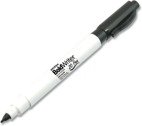 Vista 2 de Bolígrafo BoldWriter 20 de estilo 20-20, punto negrita fácil de ver, color negro, paquete de 12