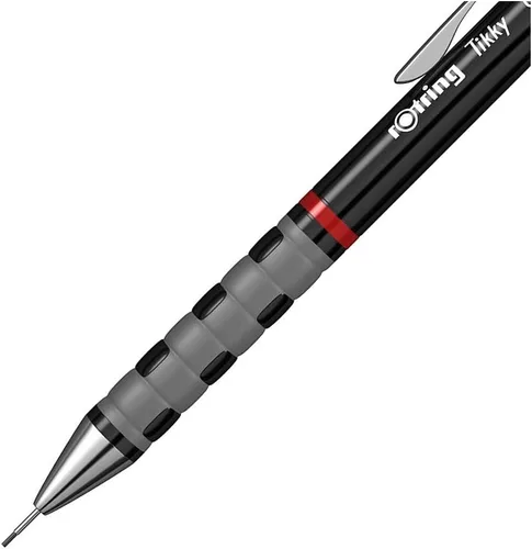 Vista 3 de rOtring Tikky - Lápiz mecánico, agarre de 0.014 in, paquete de 12, (S0770490)