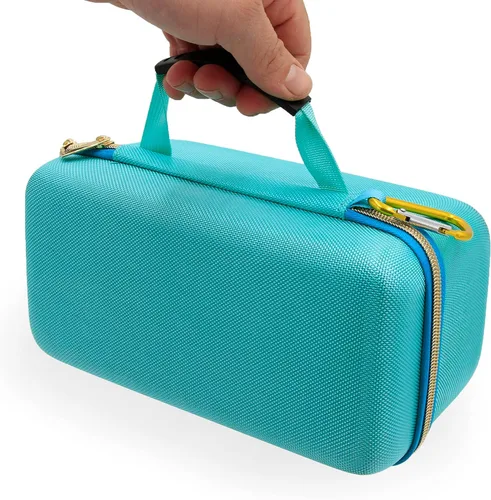 Vista 7 de CASEMATIX Funda de estudio compatible con micrófono Shure SM7B, Rode PodMic y otros micrófonos grandes para podcast con accesorios de grabación XLR