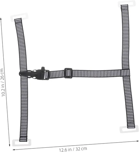 Vista 2 de OSALADI Correa de barbilla para casco duro, protector de barbilla ajustable con forma ligera, correa de casco de seguridad para construcción y uso