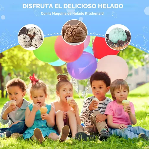 Vista 7 de GVODE - Accesorio para máquina de helados para batidora KitchenAid, cuenco congelador de 2 cuartos de galón