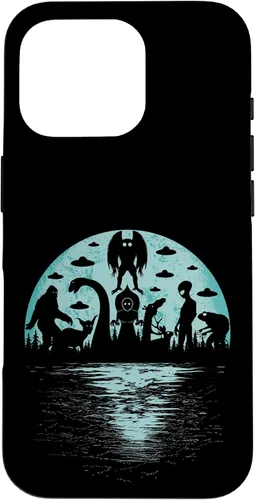 Vista 20 de Bigfoot Nessie Mothman and Aliens Cryptid Ovnis Cryptozoology - Carcasa para iPhone 17