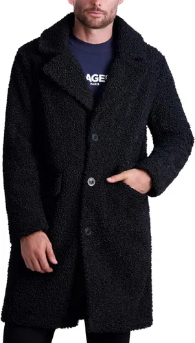 Vista 2 de Karl Lagerfeld Paris Men's Casual Oversized Sherpa Coat