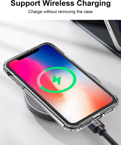 Vista 209 de HOOMIL Funda para iPhone 7 Plus/iPhone 8 Plus de 5.5 Pulgadas, sin amarillamiento, protección contra caídas, cubierta trasera dura transparente