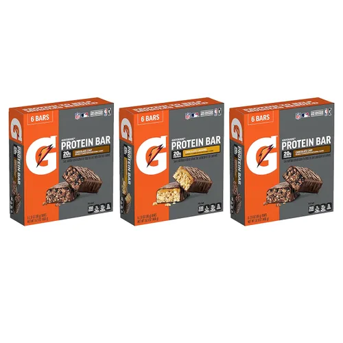 Vista 8 de Gatorade - Barras de recuperación de proteína de suero de leche, 12 unidades, sabor malvavisco (paquete de 1)
