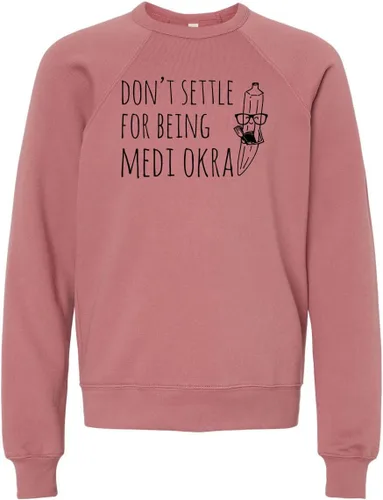 Vista 14 de Long Sleeve Unisex Kids' Sweatshirt, Unisex Graphic Sweatshirt, Shirts with Sayings, Heather Gray or Mauve