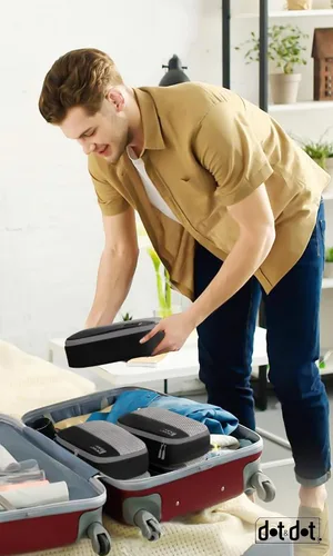 Vista 4 de 4 cubos pequeños de embalaje para viajes, organizadores de equipaje - Cubos de embalaje de viaje para maletas