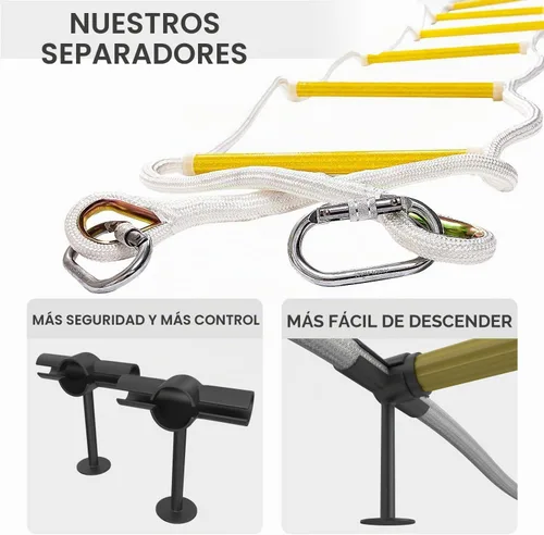 Vista 4 de Escalera de rescate de incendios para escalera de cuerda de seguridad