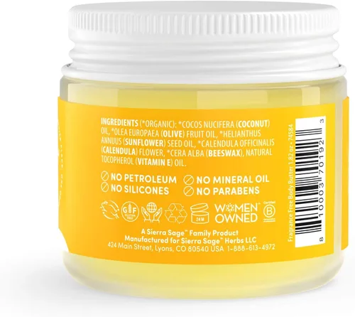 Vista 4 de Green Goo Southern Butter - Mantequilla corporal íntima natural, sin fragancia, tarro de 1.82 onzas
