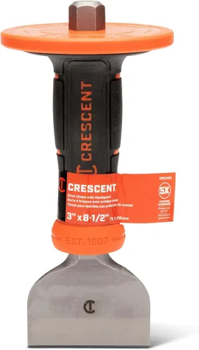 Vista 4 de Crescent Cincel de ladrillo de 3" x 8-1/2" con Hanguard - CBCH30H