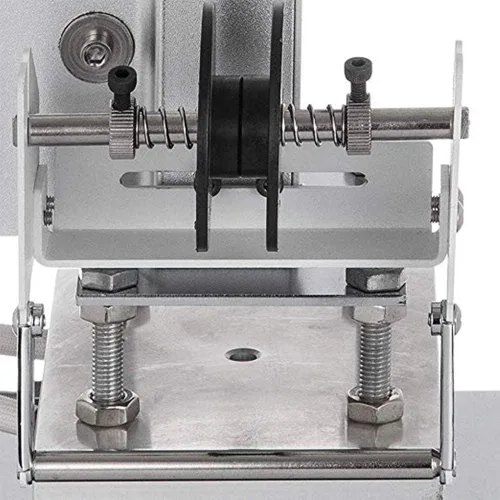 Vista 5 de Máquina de estampado de prensa en caliente de 110 V, impresora de control de temperatura manual para fabricante de tarjetas de papel, cuero, PVC