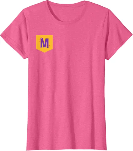 Vista 15 de Blippi Meekah - Camiseta oficial con logotipo de bolsillo Azul Jaspeado