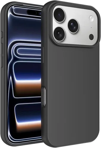 Vista 11 de Funda Puxicu para iPhone 12 Pro Max, cubierta protectora de TPU mate suave de diseño delgado para iPhone 12 Pro Max, negra