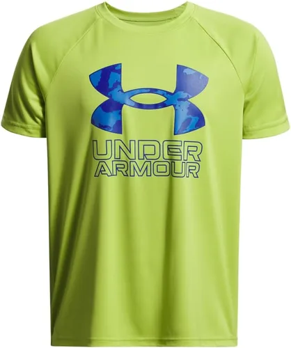 Vista 40 de Under Armour Camiseta de manga corta Tech Hybrid con estampado para niños