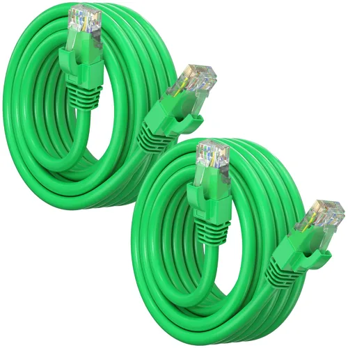Vista 56 de Maximm Cable Ethernet Cat6, color negro (paquete de 2), cable UTP de 10 Gbps 550 MHz