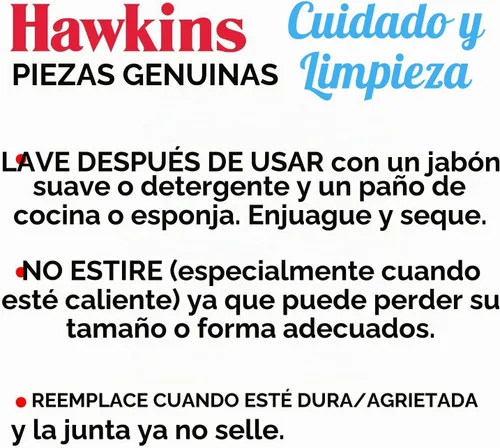 Vista 4 de HAWKINS - Anillo de sellado de juntas de goma para ollas a presión de 2 a 4 L (negro) - Juego de 2, juntas para bebé