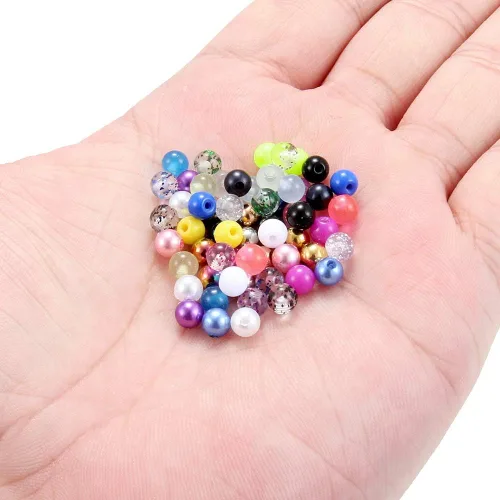Vista 3 de Ruifan - 60-80 unidades, bolas de repuesto de acero quirúrgico 316L, joyería corporal, piercing, 16G 14G, producto unisex, para roscar en barra