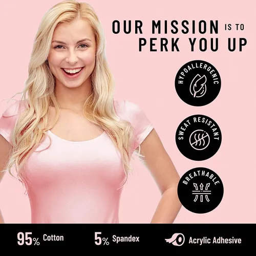 Vista 3 de Boob Tape Set 33pcs for Secure and Comfortable Breast Lift, All-in-One Includes 1 Boob Lift Tape, 2 X Silicone Nipple Sticker