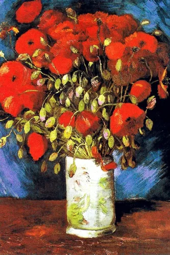 Vista 20 de Póster de “La noche estrellada” (1889) de Vincent Van Gogh, 18 x 12 pulgadas Ramas de flor de almendro 9897