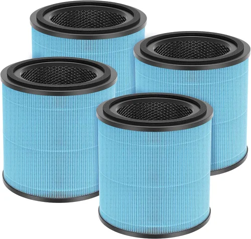 Vista 5 de 2 paquetes de filtros AP0601 compatibles con el purificador de aire AIRTOK AP0601 Filtro HEPA 4-EN-1 para humo, polvo, olores, polen, caspa