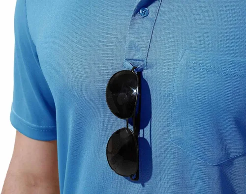 Vista 5 de Rdruko Camisas polo de manga corta para hombre de secado rápido para deportes de golf al aire libre con bolsillo