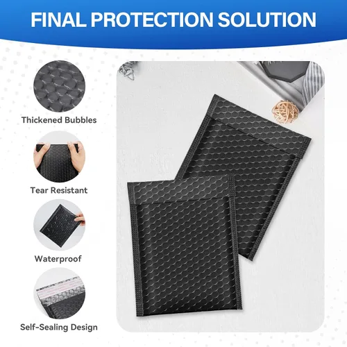 Vista 6 de Kit de envío de tarjetas intercambiables, paquete de 520 – Protectores de envío de tarjetas de 3.5 x 4.5 pulgadas con 4 rollos de cinta de pintor