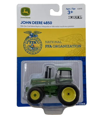 Vista 2 de John Deere Tractor 1/64 4850 con logotipo FFA - LP79671