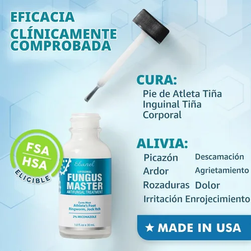Vista 2 de Ebanel Paquete de tratamiento de hongos de 1 oz y 2 paquetes de crema de urea al 40% de 4.6 onzas