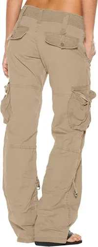 Vista 5 de TAPIYANG Pantalones cargo para mujer, pantalones casuales de talla grande, pantalones de yoga, pantalones de trabajo de moda, pantalones sueltos