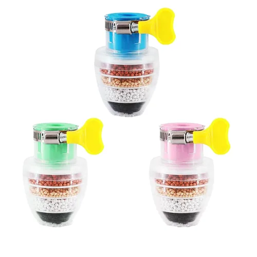 Vista 7 de Paquete de 3 filtros de grifo de seis capas mejorados, filtro de agua para fregadero, filtro de agua de grifo de cocina, filtro de purificación