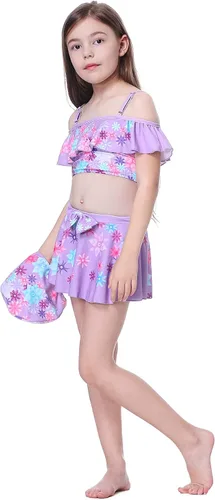 Vista 5 de Antbutler Encant - Traje de baño de dos piezas para niñas Mirabel Isabella Pepa Dolores
