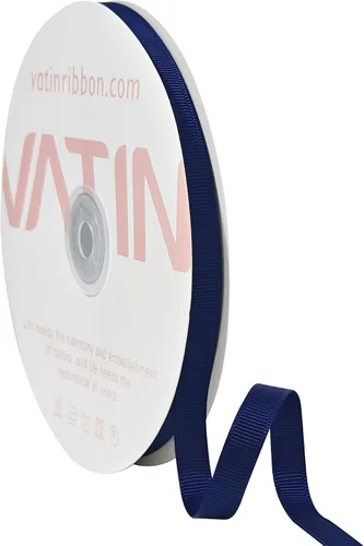 Vista 96 de VATIN Cinta de Grogrén Negra, 1-1/2" x 50 Yardas Continuas, Cinta de Grogrén de Poliéster Negra, Usar para Lazos de Bricolaje, Accesorios