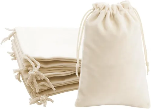 Vista 20 de Mandala Crafts Bolsas de terciopelo negro con cordón de 14 x 14 pulgadas, 10 bolsas grandes de terciopelo con cordón a granel para regalos de fiesta