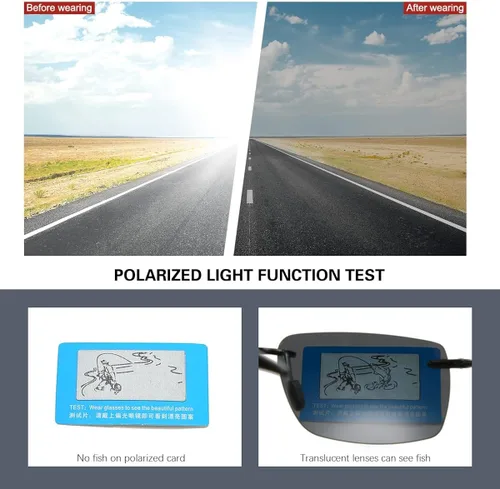 Vista 5 de Devirld Gafas de sol polarizadas sin marco z87 para mujer, gafas de sol de seguridad UV400 antirreflejos, lentes de sol Mztrix Bex