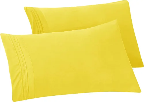Vista 35 de Elegant Comfort Fundas de almohada sólidas de microfibra de alta calidad hotelera, tejido suave, resistente a las arrugas y a las manchas, fácil