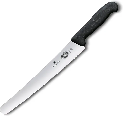 Vista 4 de Victorinox Fibrox - Cuchillo para pan de 10.25 pulgadas con borde dentado y mango negro