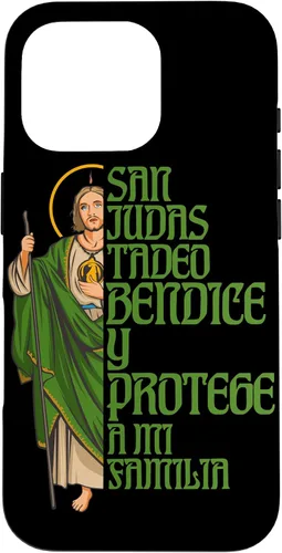 Vista 20 de Saint Jude Thaddeus. Bless and Protect My Family Case for iPhone 17