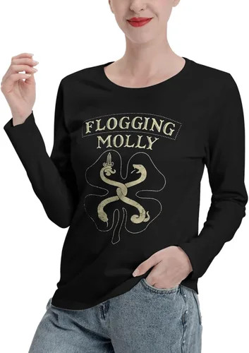 Vista 2 de Women's Fall Long Sleeve T-Shirt Womens Fashion Shirt Top Crewneck T-Shirts Outfit