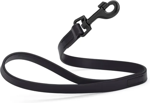 Vista 84 de Dogline Biothane - Correa impermeable para perro, tejido de nailon con revestimiento fuerte, con herrajes negros, a prueba de olores, fácil