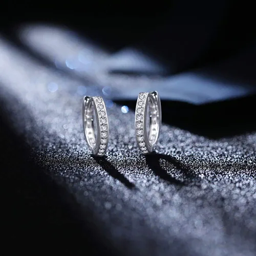 Vista 4 de Tarsus Aretes de aro hipoalergénicos para hombres y mujeres, chapados en oro de 18 quilates, acero inoxidable para orejas sensibles, sin níquel, 12