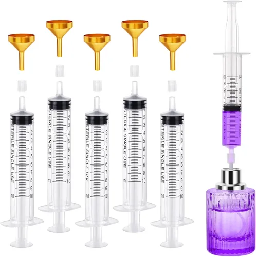 Vista 12 de Segbeauty Kit de Herramientas de Recarga de Perfume de 5ml, Juego de 8 Piezas de Herramientas de Dispensador de Perfume Transparente de Plástico